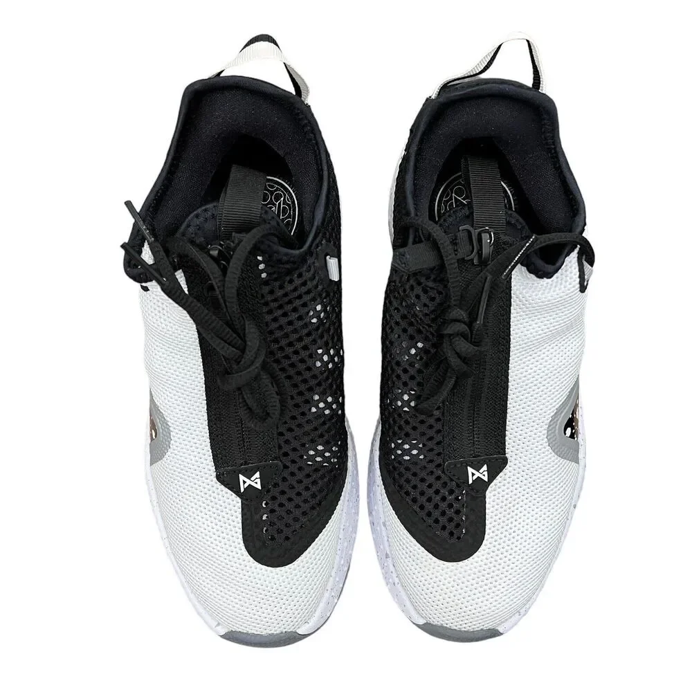 Nike Sneakers Mens 6 Black White PG 4 PAUL GEORGE BASKETBALL RARE NEW CD5079 100
